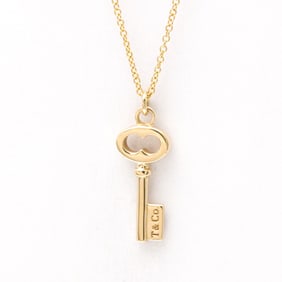 Tiffany Tiffany Keys Pink Gold (18K) No Stone Women,Men Fashion Pendant Necklace (Pink Gold)