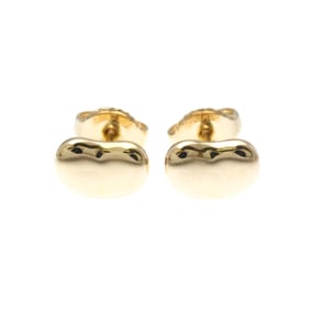 Tiffany Bean No Stone Pink Gold (18K) Stud Earrings Pink Gold