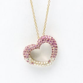 Ponte Vecchio Emozione Necklace Pink Gold (18K) Diamond,Sapphire Men,Women Fashion Pendant Necklace