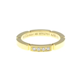 Cartier Maillon Panthère 4P Diamond Ring Yellow Gold (18K) Fashion Diamond Band Ring Gold