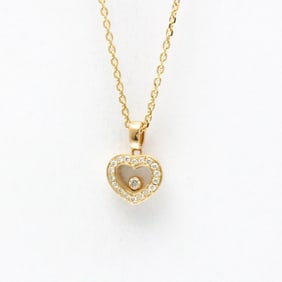 Chopard Happy Diamonds Heart Necklace 79A054 Pink Gold (18K) Diamond Men,Women Fashion Pendant