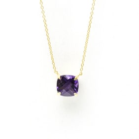 Tiffany Sparkler Amethyst Necklace Yellow Gold (18K) Amethyst Men,Women Fashion Pendant Necklace