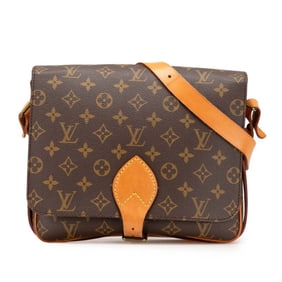 Louis Vuitton Monogram Cartesiere GM Crossbody Shoulder Bag M51252 Brown Leather Women's LOUIS
