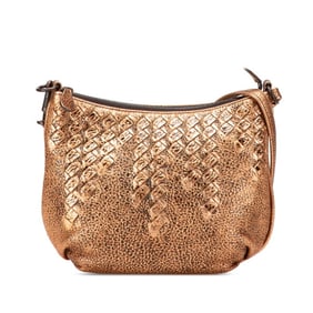 Bottega Veneta Intrecciato Shoulder Bag in Brown Leather for Women