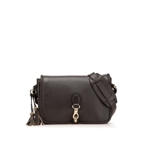 Gucci Marrakech Tassel Crossbody Shoulder Bag 336658 Brown Leather Women's GUCCI