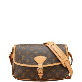 Louis Vuitton Monogram Sologne Crossbody Shoulder Bag M42250 Brown Leather Women's LOUIS VUITTON