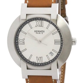 HERMES Nomade Stainless Steel Auto Quartz Mens Watch NO1.810