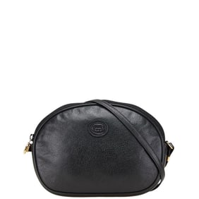 Gucci Crossbody Shoulder Bag 007 112 0094 Black Leather Women's GUCCI