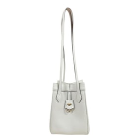 Fendi Origami Mini Shoulder Bag, Leather, 8BS083, White, Women's, FENDI