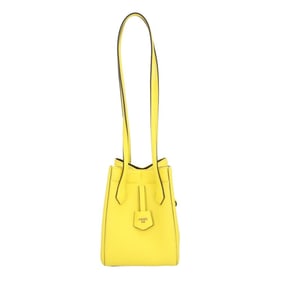 Fendi Origami Small Shoulder Bag, Leather, 8BS083, Yellow, Women's, FENDI