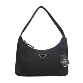 Prada Re-Edition 2000 Handbag, Nylon 1NE515, Black, Women's