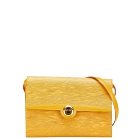 Louis Vuitton Epi Arches Clutch/Shoulder Bag M52579 Tassili Yellow Leather Women's LOUIS VUITTON
