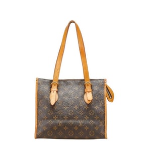 Louis Vuitton Monogram Popincourt One-Shoulder Tote Bag M40007 Brown Leather Women's LOUIS VUITTON