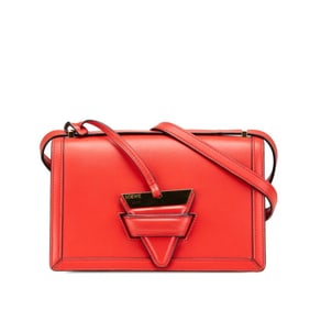 LOEWE Barcelona Shoulder Bag in Red Leather for Women