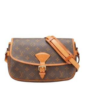 Louis Vuitton Monogram Sologne Shoulder Bag M42250 Brown Leather Women's LOUIS VUITTON