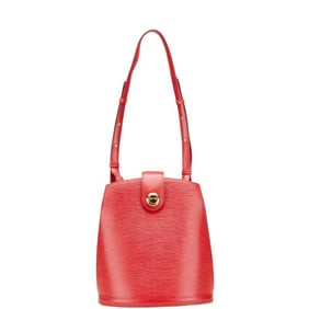 Louis Vuitton Epi Cluny Shoulder Bag M52257 Castilian Red Leather Women's LOUIS VUITTON