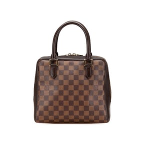 Louis Vuitton Damier Brera Handbag N51150 Brown Leather Women's LOUIS VUITTON