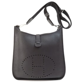 Hermes Evelyn 3 Black Shoulder Bag Togo Ladies HERMES