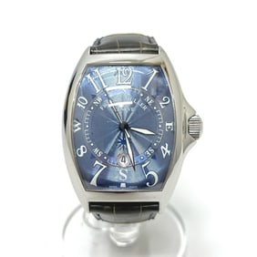 FRANCK MULLER 8080SCDTMAR Tonneau Curvex Mariner Blue Jean Automatic Watch, Stainless Steel,