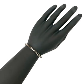 TIFFANY & Co. Tiffany Venetian Bracelet, 925 Sterling Silver, Chain Bangle, 25456