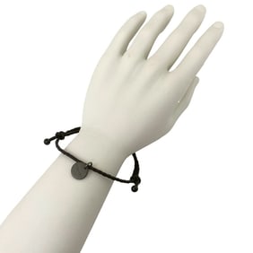 BOTTEGA VENETA Intrecciato Logo Top Leather Bracelet for Men and Women, Brown, 386-2