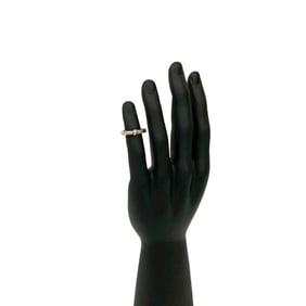 TIFFANY & Co. Tiffany Bamboo Ring, 925 Sterling Silver, Size 4, Women's, 26109