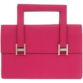 Hermes 365 Chevre Rose Shocking Handbag 1017 HERMES