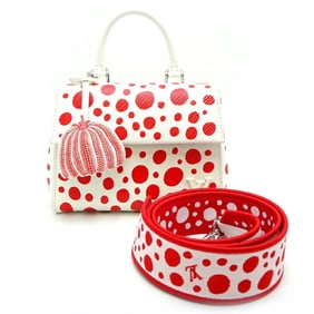 Louis Vuitton Yayoi Kusama LV×YK Cluny MINI Women's Handbag M21722 Epi Infinity Dot Bron/Rouge