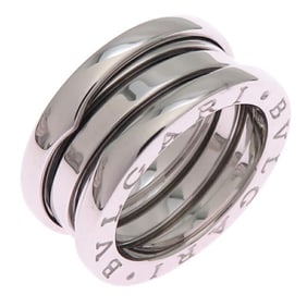 Bvlgari #48 B.zero1 3-Band Women's Ring, 750 White Gold, Size 7.5
