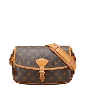 Louis Vuitton Monogram Sologne Crossbody Shoulder Bag M42250 Brown Leather Women's LOUIS VUITTON