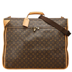 Louis Vuitton Monogram Portable Cabin Garment Case Shoulder Bag M23420 Brown Leather Women's LOUIS