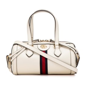 Gucci GG Ophidia Handbag/Shoulder Bag 2WAY 602577 White Leather Women's GUCCI
