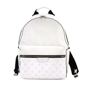 Louis Vuitton Taiga Rama Discovery Backpack PM, Leather, Optic White, RFID, M31061