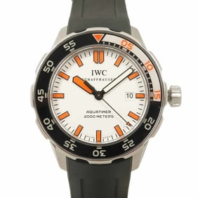 IWC Aquatimer 2000, Limited Edition of 300 Pieces Worldwide, IW356807, Men's Watch with Date, White