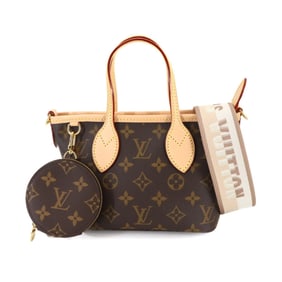 Louis Vuitton Monogram Neverfull BB 2-way Tote/Shoulder Bag, Brown/Beige, M46705, RFID