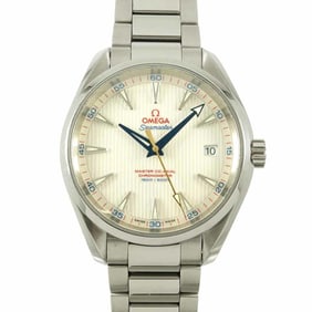 OMEGA Seamaster Aqua Terra Co-Axial 231 10 42 21 02 004 Men's Watch with Date Display, Silver,
