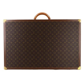 Louis Vuitton Monogram Alzer 75 Trunk Case Bag, Brown, M21225