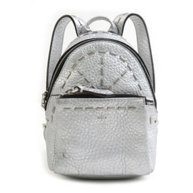 Fendi bag charm pouch in leather, metal and silver for men women, 7AR471.76A e61038a