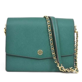 Tory Burch Women's Green Leather Shoulder Bag 56436a
