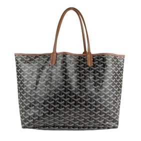 Goyard Saint Louis PM Tote Bag in Brown, Black, and White Leather for Men Women (z7500)