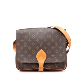 Louis Vuitton Monogram Cartesiere GM Crossbody Shoulder Bag M51252 Brown Leather Women's LOUIS
