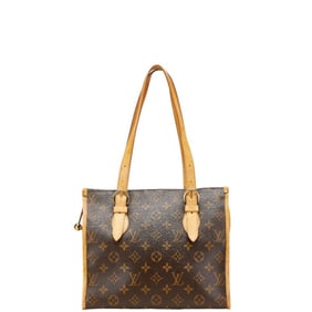 Louis Vuitton Monogram Popincourt Au Shoulder Bag Tote M40007 Brown Leather Women's LOUIS VUITTON