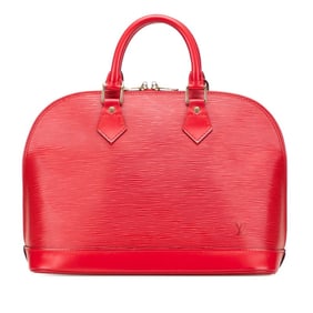 Louis Vuitton Epi Alma Handbag M52147 Castilian Red Leather Women's LOUIS VUITTON