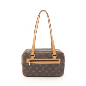 Louis Vuitton Cite MM Shoulder Bag, Coated Canvas and Leather, Monogram, Women's, Brown, M51182