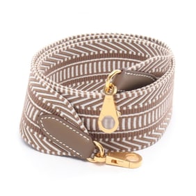 Hermes Hermès Bandouliere Sangle Caval 50mm Shoulder Strap Accessory Canvas Leather Swift Women's