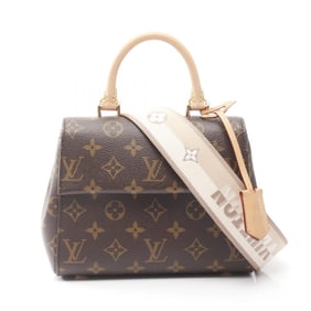 Louis Vuitton Cluny Mini Handbag, Coated Canvas and Leather, Monogram, Women's, Brown, M46055