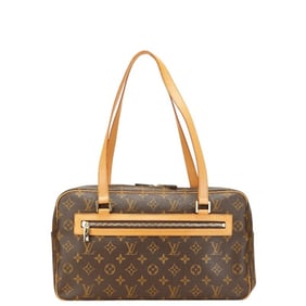 Louis Vuitton Monogram Cite GM Handbag/Shoulder Bag M51181 Brown Leather Women's LOUIS VUITTON