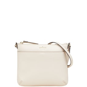 Kate Spade Cameron Street Crossbody Shoulder Bag, Beige Leather, Women's