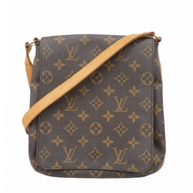 Louis Vuitton Monogram Musette Salsa Long Strap Shoulder Bag M51387 Brown Women's