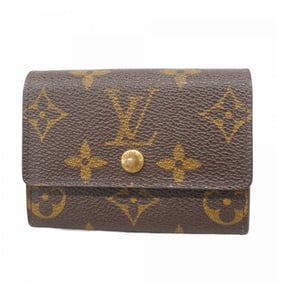 Louis Vuitton Monogram Porte Monnaie Platter Wallet/Coin Case M61930 Brown Men's/Women's